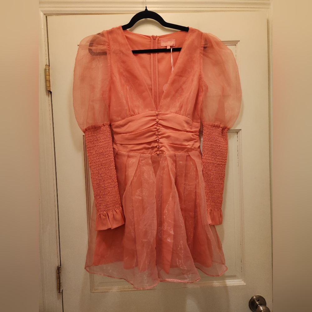 Dolls Kill Sugar Thrillz Kawaii Pink Pastel Goth Mini Dress S NWT